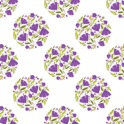 Floral Circle Motif by 