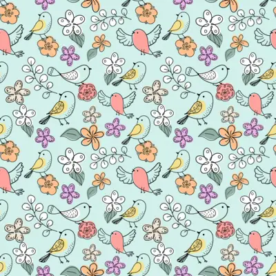 Floral Bird Pattern by 