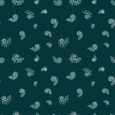 Spiral Sunburst Motif