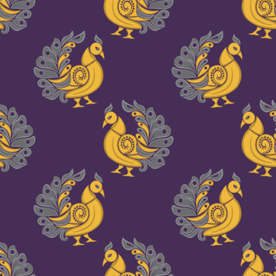 Peacock Motif by 