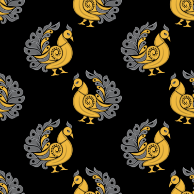 Peacock Motif Design