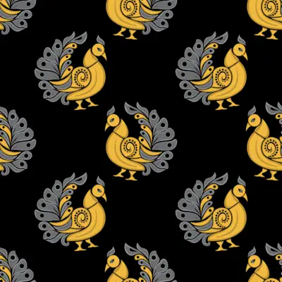 Peacock Motif Design