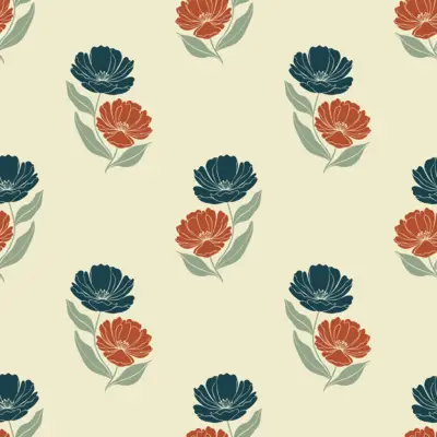Floral Silhouette Pattern