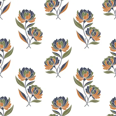 Abstract Floral Bloom by 