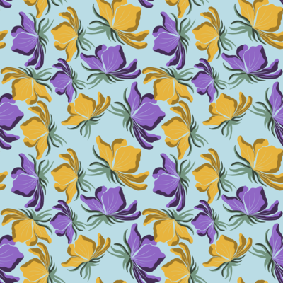 Abstract Floral Bloom