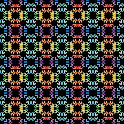 rainbow-petal-bloom by fabzure