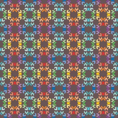 Rainbow Flame Lattice