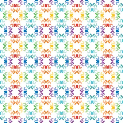 Rainbow Petal Lattice