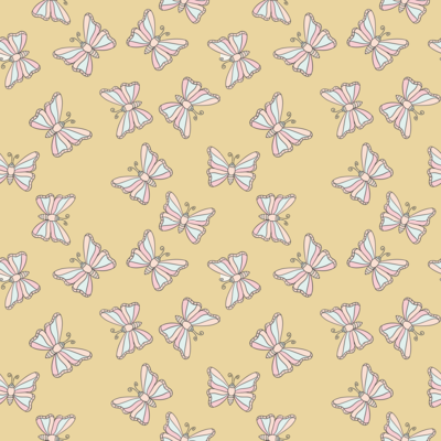 Pastel Butterfly Delight by 