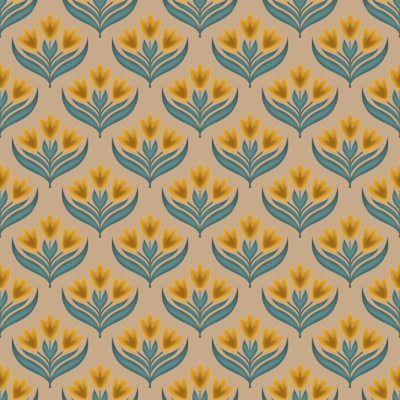 Retro Floral Bouquet