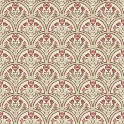 Hearts Foliage Pattern by 