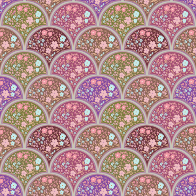 Floral Fan Pattern by 
