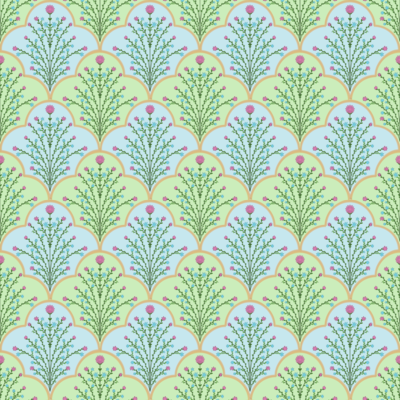 Floral Scallop Design by 