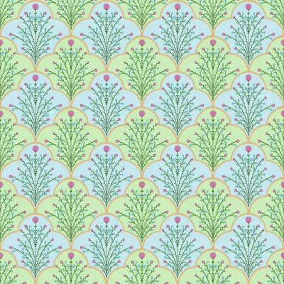 Floral Scallop Design