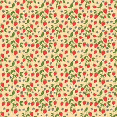 Strawberry Floral Delight