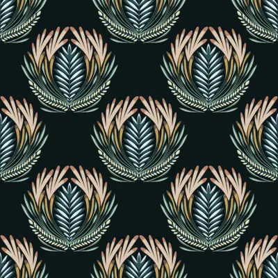 Boho Floral Motif by 