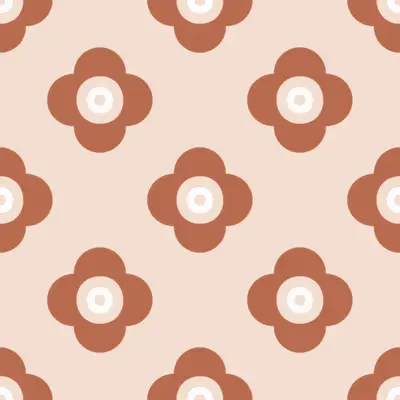 Mod Flower Tile by 