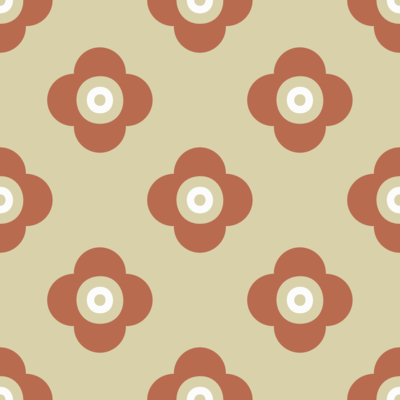 Retro Flower Tile