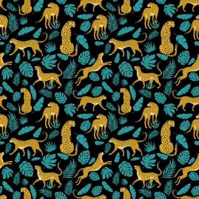 tropical-cheetah-print by fabzure