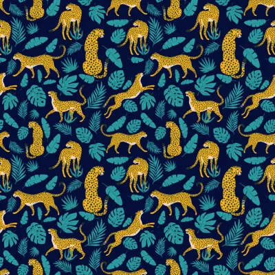 leopard-jungle-motif by fabzure