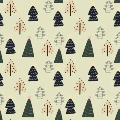 Whimsical Tree Pattern