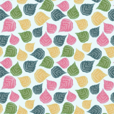 colorful-leaf-pattern by fabzure