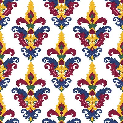 Nordic Rosemaling Revival — Crimson Flourish