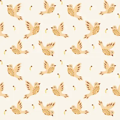 Golden Breeze Birds by 
