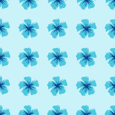 Tropical Aqua Bloom by 
