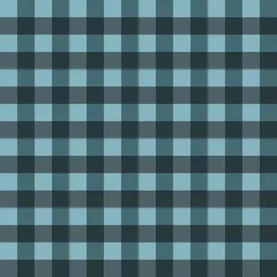 Icy Teal Checks by 