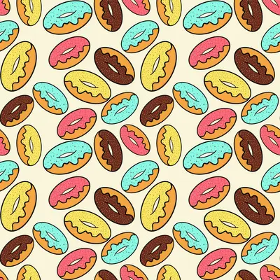 Sweet Sprinkle Cream Donuts