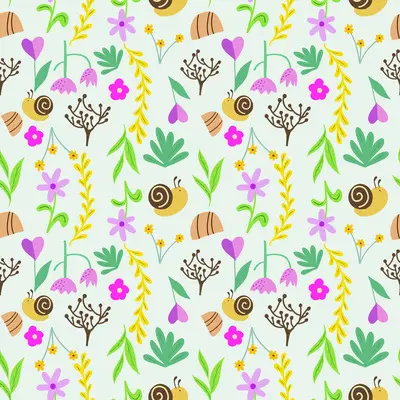 Playful Snail Garden by 