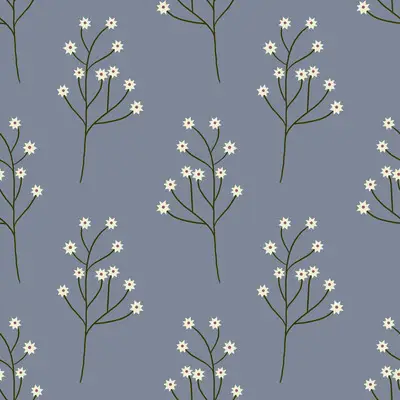 Blue Meadow Stems by 