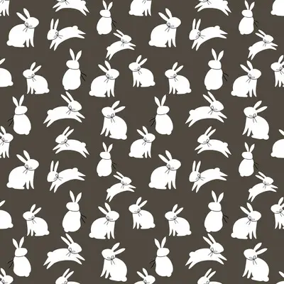 Festive Bunny Charm by 