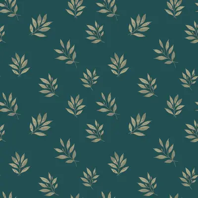 Emerald Leaf Elegance by 