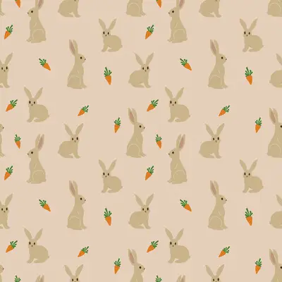 Carrot Bunny Charm by 