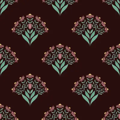 Maroon Floral Bouquet by 
