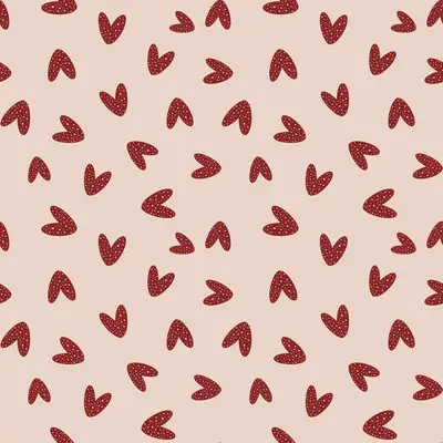 Scarlet Leaf Dots by 