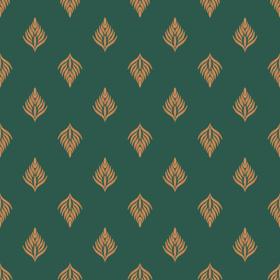 Emerald Ornamental Motif