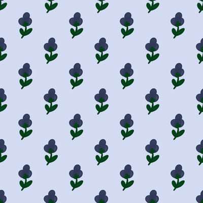 Blue Blossom Minimal