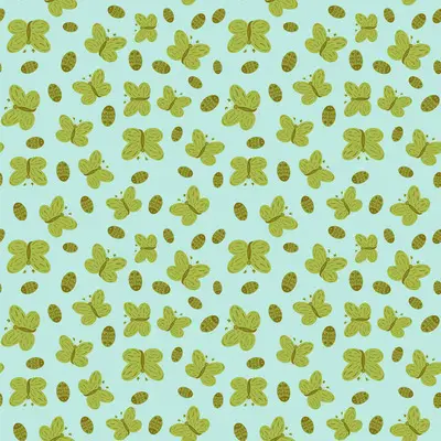 Green Meadow Butterflies by 