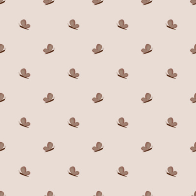 Minimalist Neutral Butterfly Pattern
