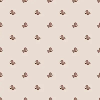 Minimalist Neutral Butterfly Pattern by 