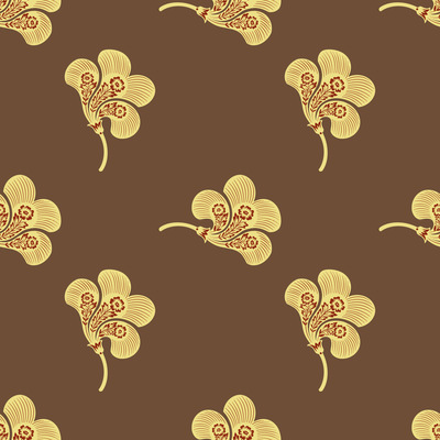 traditional-khaki-floral by fabzure