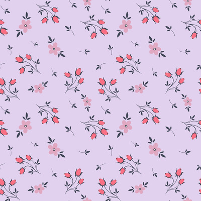 soft-lilac-minimal-floral-sprig by fabzure