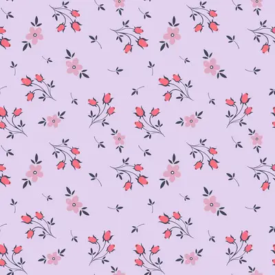 soft-lilac-minimal-floral-sprig by fabzure