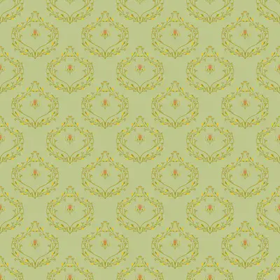 soft-sage-botanical-frame-repeat by fabzure