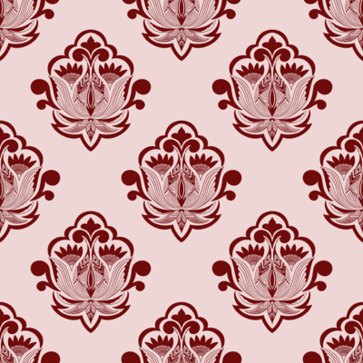 Damask Floral Motif by 
