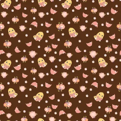 floral-easter-chick by fabzure